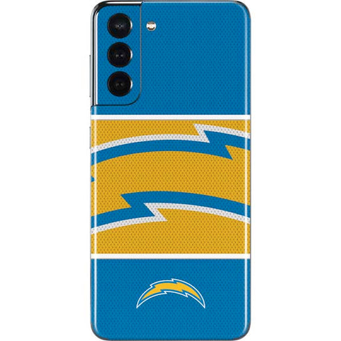 NFL Los Angeles Chargers Zone Block Galaxy S21 5G Skin