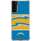 NFL Los Angeles Chargers Zone Block Galaxy S21 Plus 5G Clear Case