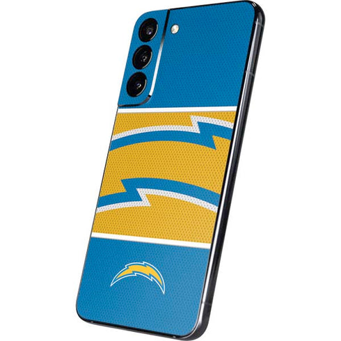 NFL Los Angeles Chargers Zone Block Galaxy S22 Plus Skin