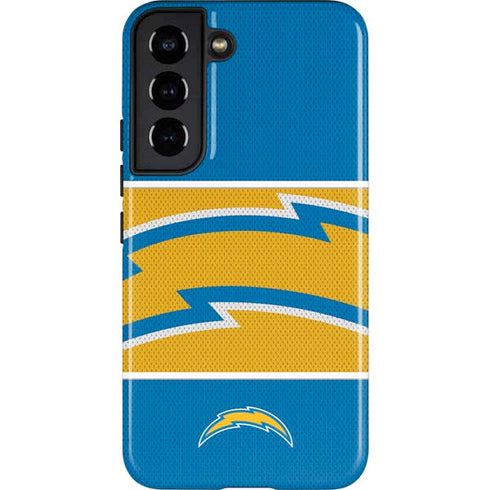 NFL Los Angeles Chargers Zone Block Galaxy S22 Pro Case