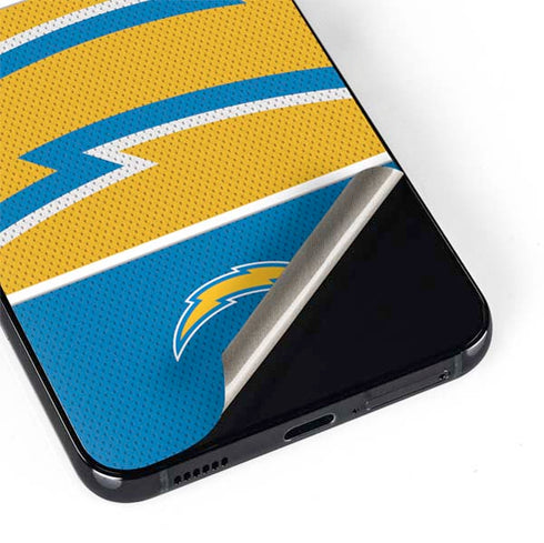 NFL Los Angeles Chargers Zone Block Galaxy S22 Skin