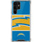 NFL Los Angeles Chargers Zone Block Galaxy S22 Ultra Clear Case