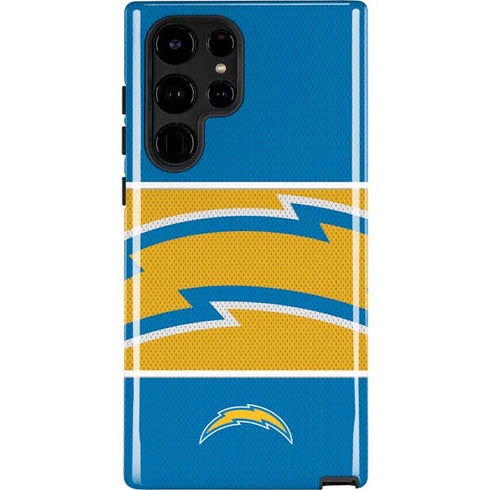 NFL Los Angeles Chargers Zone Block Galaxy S22 Ultra Pro Case