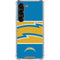 NFL Los Angeles Chargers Zone Block Galaxy S23 Clear Case