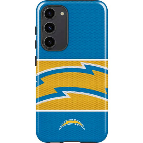 NFL Los Angeles Chargers Zone Block Galaxy S23 Plus Pro Case
