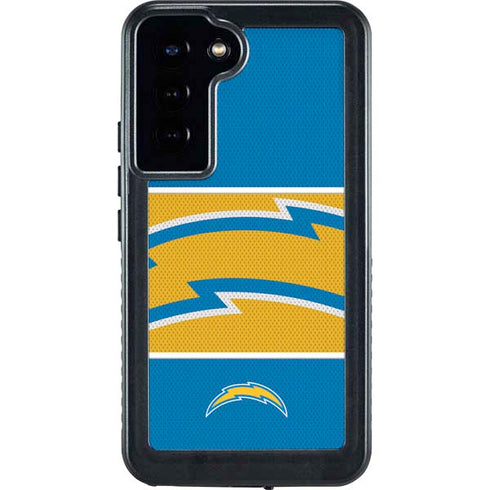 NFL Los Angeles Chargers Zone Block Galaxy S23 Plus Waterproof Case