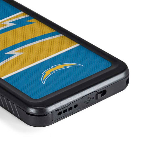 NFL Los Angeles Chargers Zone Block Galaxy S23 Plus Waterproof Case