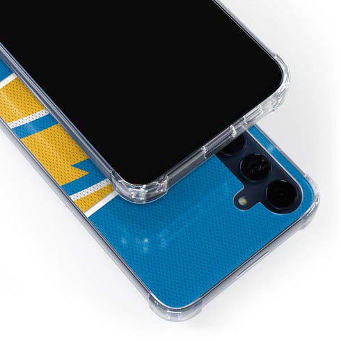 NFL Los Angeles Chargers Zone Block Galaxy S24 Clear Case