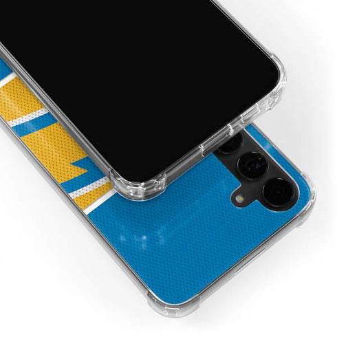 NFL Los Angeles Chargers Zone Block Galaxy S24 Plus Clear Case