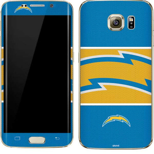 NFL Los Angeles Chargers Zone Block Galaxy S7 Edge Skin