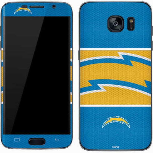 NFL Los Angeles Chargers Zone Block Galaxy S7 Skin