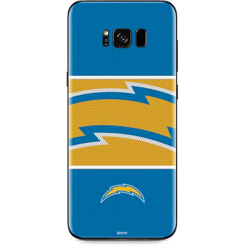 NFL Los Angeles Chargers Zone Block Galaxy S8 Plus Skin