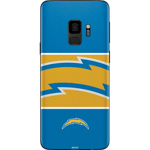 NFL Los Angeles Chargers Zone Block Galaxy S9 Skin