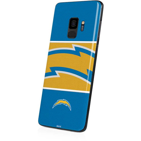 NFL Los Angeles Chargers Zone Block Galaxy S9 Skin