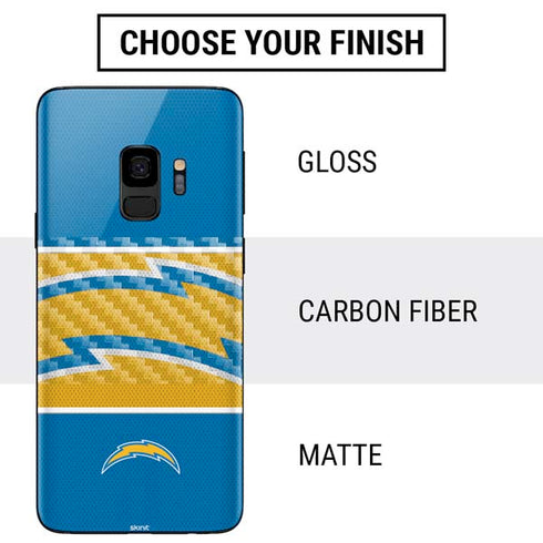 NFL Los Angeles Chargers Zone Block Galaxy S9 Skin