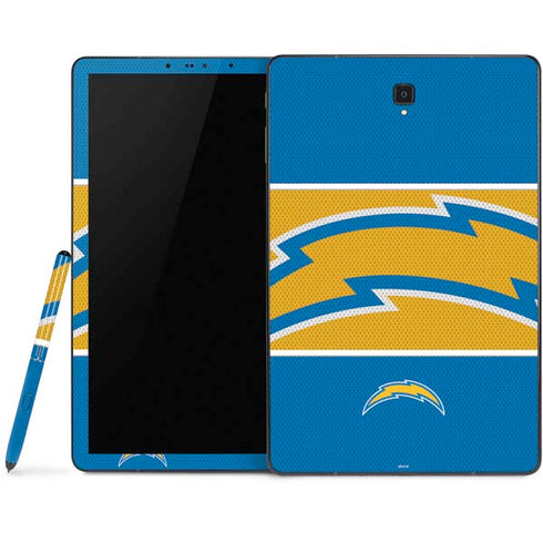 NFL Los Angeles Chargers Zone Block Samsung Galaxy Tab Skin