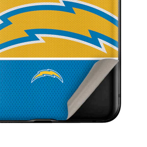 NFL Los Angeles Chargers Zone Block Galaxy Z Flip Skin