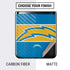 NFL Los Angeles Chargers Zone Block Galaxy Z Flip Skin