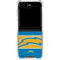 NFL Los Angeles Chargers Zone Block Galaxy Z Flip5 5G Clear Case