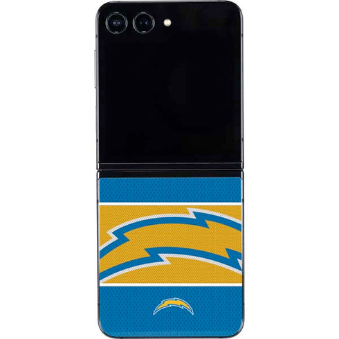 NFL Los Angeles Chargers Zone Block Galaxy Z Flip5 5G Skin