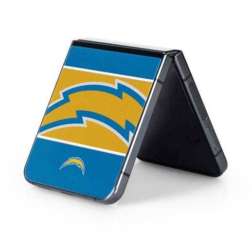 NFL Los Angeles Chargers Zone Block Galaxy Z Flip5 5G Skin