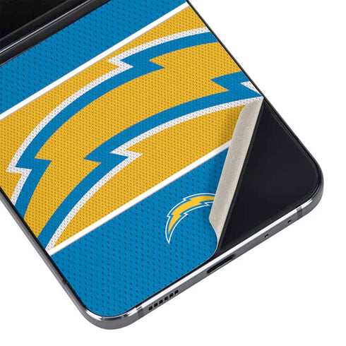 NFL Los Angeles Chargers Zone Block Galaxy Z Flip5 5G Skin