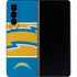 NFL Los Angeles Chargers Zone Block Galaxy Z Fold4 5G Skin