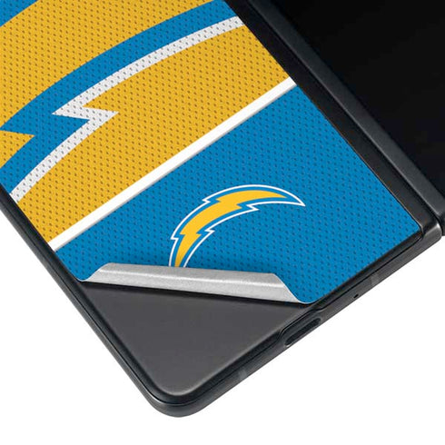 NFL Los Angeles Chargers Zone Block Galaxy Z Fold4 5G Skin