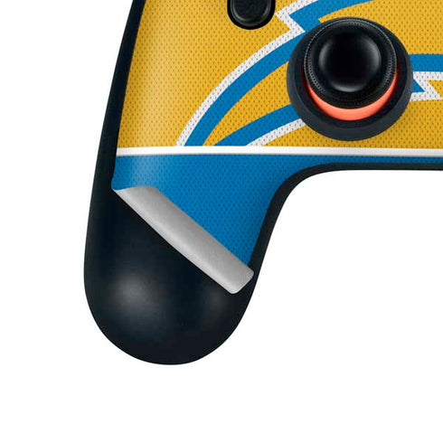 NFL Los Angeles Chargers Zone Block Google Stadia Controller Skin