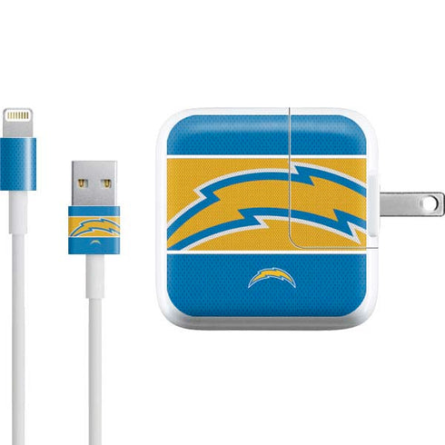 NFL Los Angeles Chargers Zone Block iPad Charger (10W USB) Skin