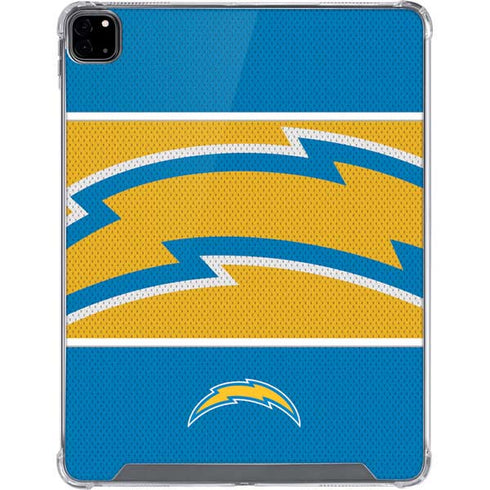NFL Los Angeles Chargers Zone Block iPad Pro 12.9in (2020) Clear Case