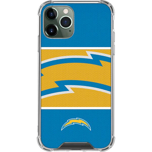 NFL Los Angeles Chargers Zone Block iPhone 11 Pro Max Clear Case