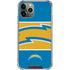 NFL Los Angeles Chargers Zone Block iPhone 11 Pro Max Clear Case