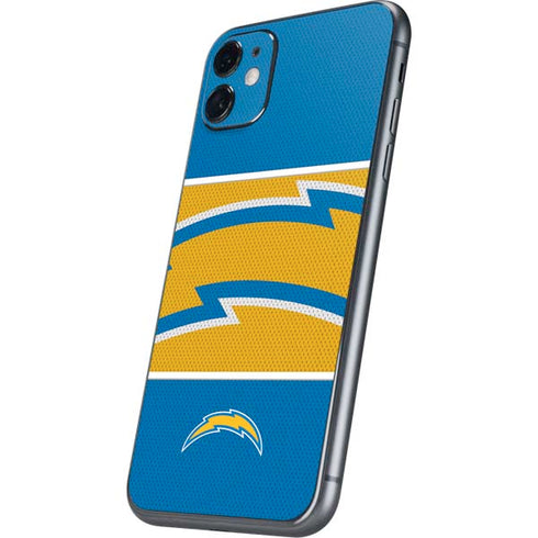 NFL Los Angeles Chargers Zone Block iPhone 11 Skin