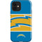 NFL Los Angeles Chargers Zone Block iPhone 12 Impact Case