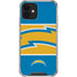 NFL Los Angeles Chargers Zone Block iPhone 12 Mini Clear Case
