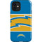 NFL Los Angeles Chargers Zone Block iPhone 12 Mini Impact Case