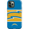 NFL Los Angeles Chargers Zone Block iPhone 12 Pro Impact Case