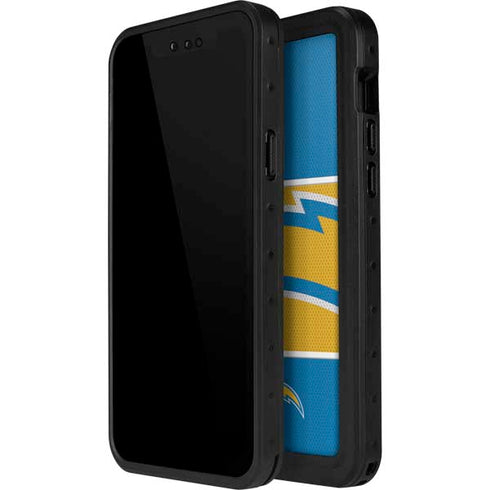 NFL Los Angeles Chargers Zone Block iPhone 12 Pro Waterproof Case