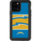 NFL Los Angeles Chargers Zone Block iPhone 12 Pro Waterproof Case