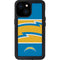 NFL Los Angeles Chargers Zone Block iPhone 13 Mini Waterproof Case