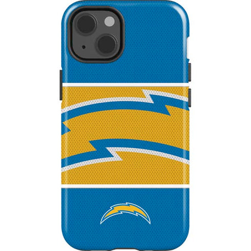 NFL Los Angeles Chargers Zone Block iPhone 15 Impact Case