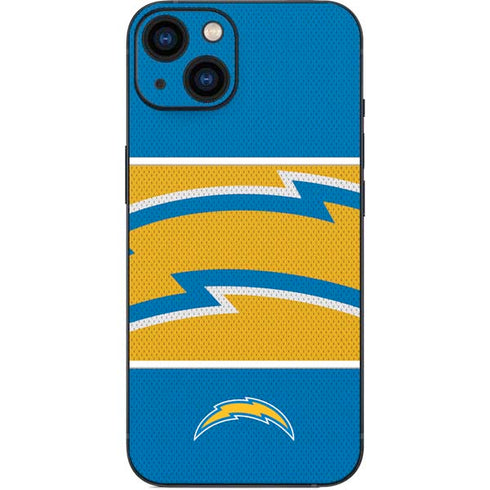 NFL Los Angeles Chargers Zone Block iPhone 15 Plus Skin