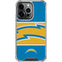 NFL Los Angeles Chargers Zone Block iPhone 15 Pro Clear Case