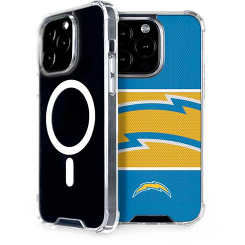 NFL Los Angeles Chargers Zone Block iPhone 15 Pro MagSafe Case