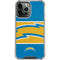 NFL Los Angeles Chargers Zone Block iPhone 14 Pro Max Clear Case