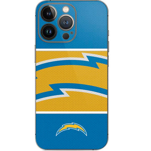 NFL Los Angeles Chargers Zone Block iPhone 14 Pro Skin