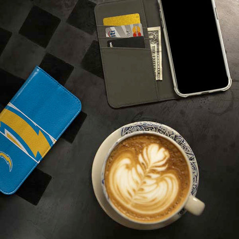 NFL Los Angeles Chargers Zone Block iPhone 15 Pro Folio Case
