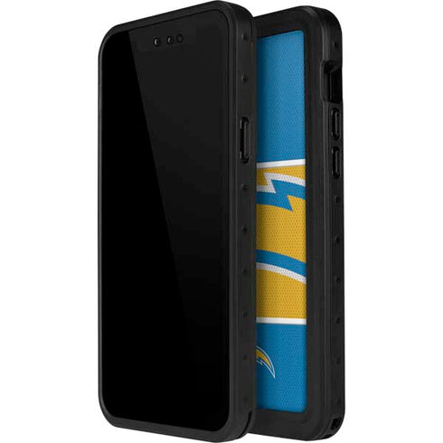 NFL Los Angeles Chargers Zone Block iPhone 15 Pro Waterproof Case