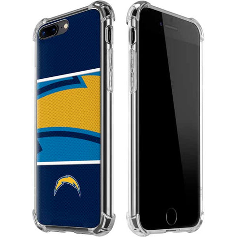 NFL Los Angeles Chargers Zone Block iPhone 7/8 Plus Clear Case